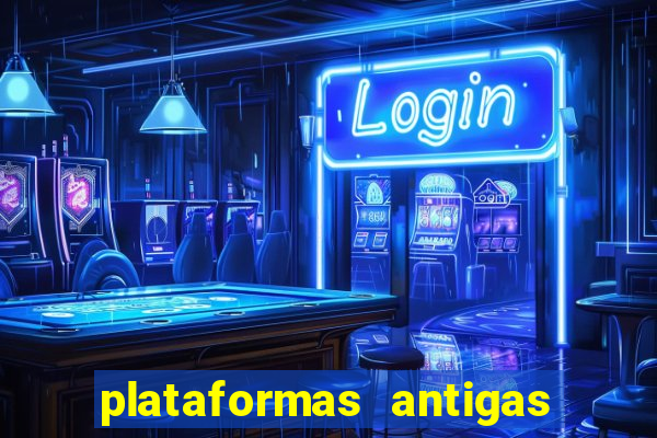 plataformas antigas de jogos