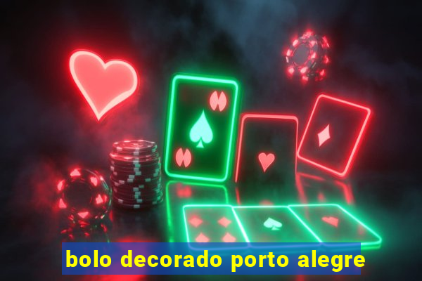 bolo decorado porto alegre