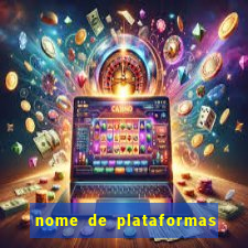 nome de plataformas de jogos