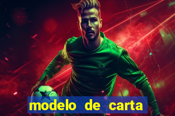 modelo de carta para encontristas
