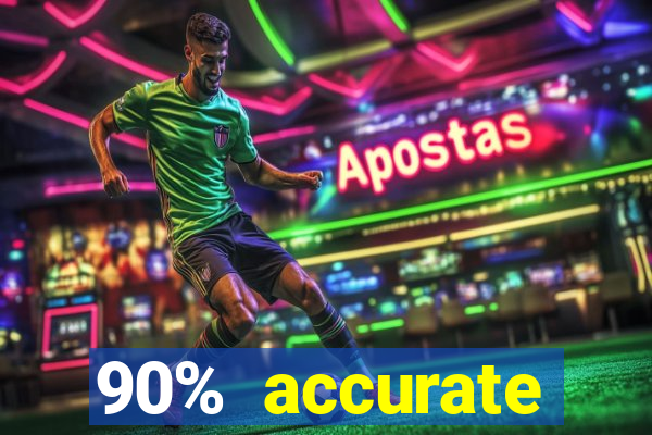 90% accurate football predictions