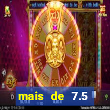 mais de 7.5 escanteios o que significa