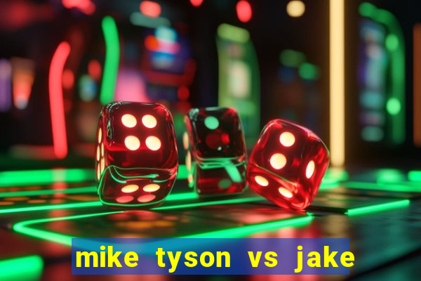mike tyson vs jake paul assistir online