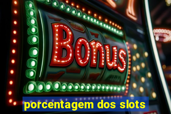 porcentagem dos slots