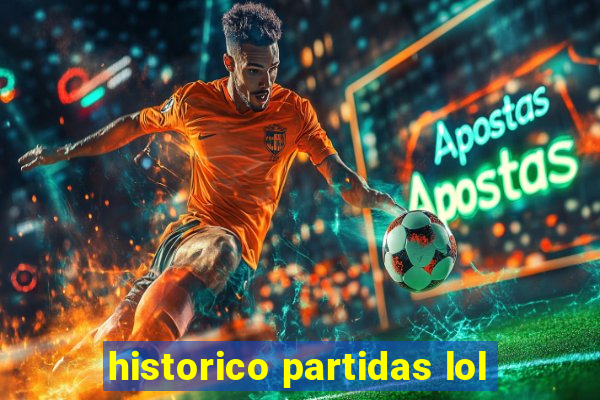 historico partidas lol