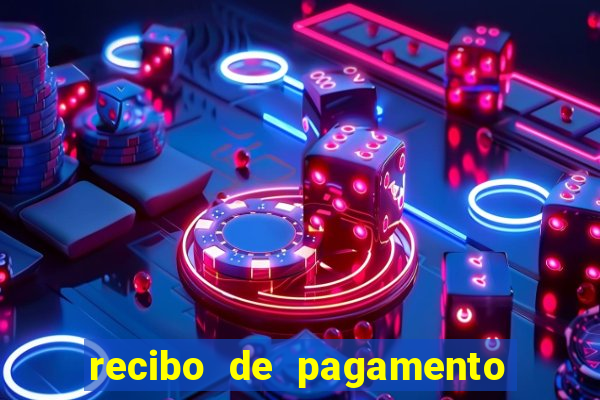 recibo de pagamento modelo word