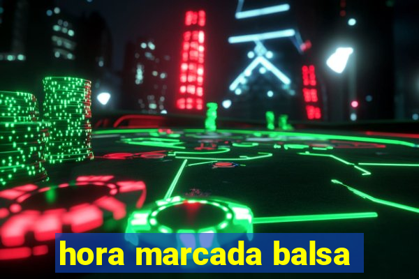 hora marcada balsa
