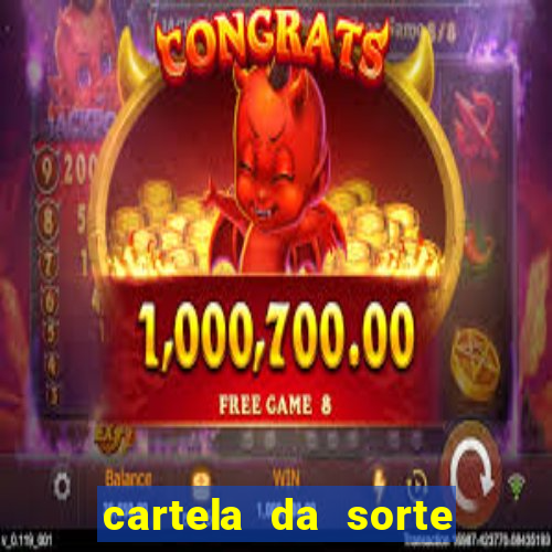 cartela da sorte time de futebol que mais saem