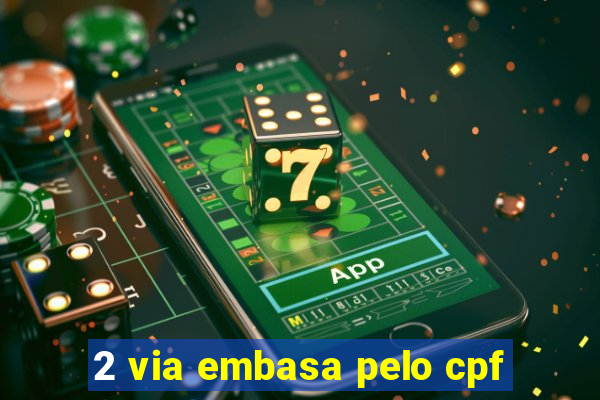 2 via embasa pelo cpf