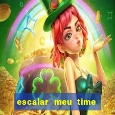 escalar meu time de futebol
