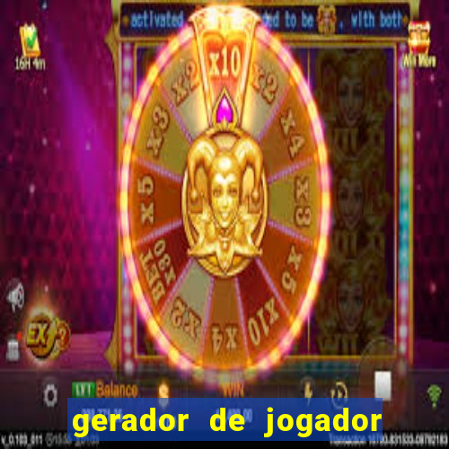 gerador de jogador de futebol