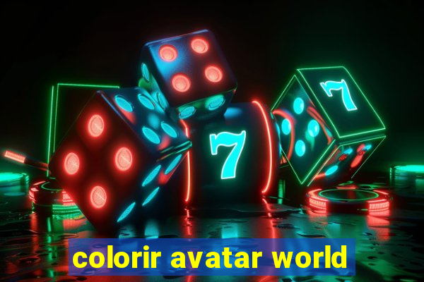 colorir avatar world
