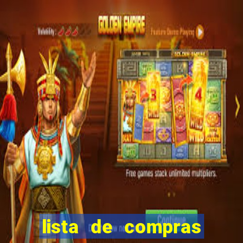 lista de compras supermercado completa