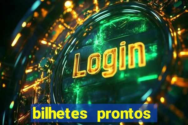 bilhetes prontos futebol hoje