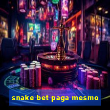 snake bet paga mesmo