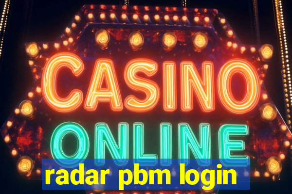 radar pbm login