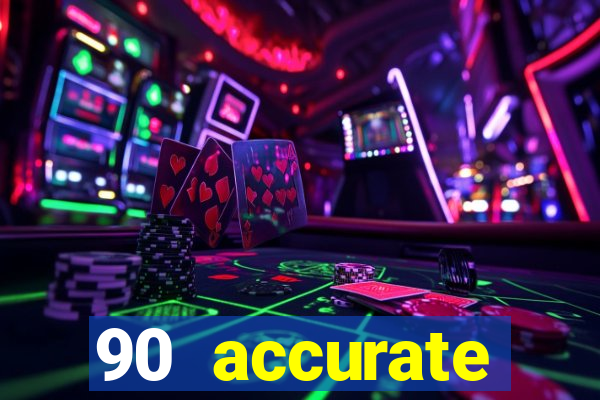 90 accurate football predictions
