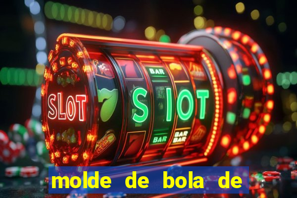 molde de bola de futebol para imprimir