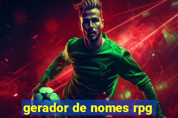 gerador de nomes rpg