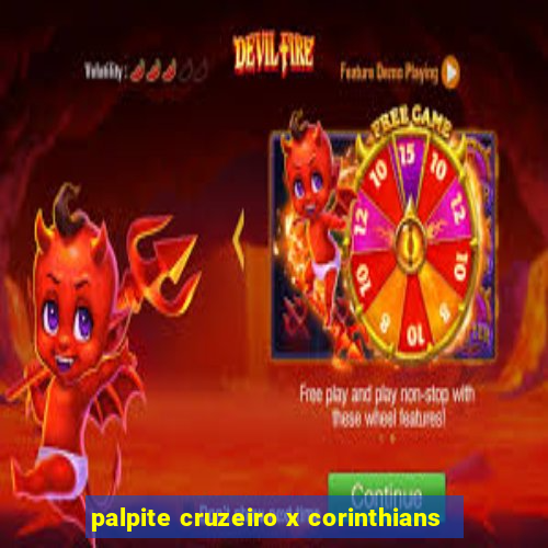 palpite cruzeiro x corinthians